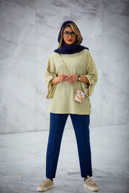 مانتو جلو بسته مراکشی الناز