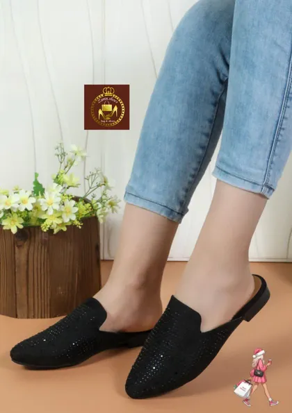 صندل نگینی پشت‌باز زنانه دیاموند