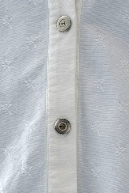 شومیز کتان گلدوزی آزاد زنانه