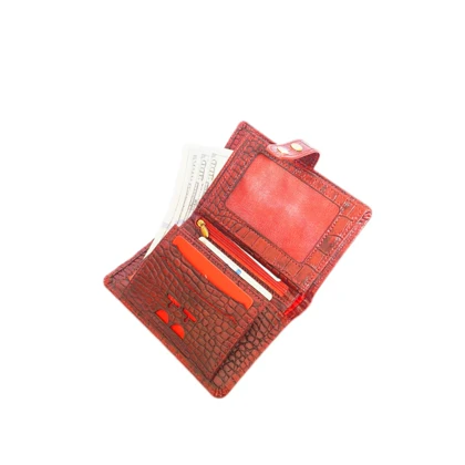 کیف زنانه چرم طبیعیroyal core قرمز