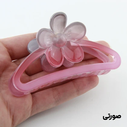 کلیپس دخترانه مدل بیضی گل‌دار
