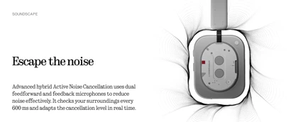 هدفون بلوتوثی ناتینگ مدل Headphone 1