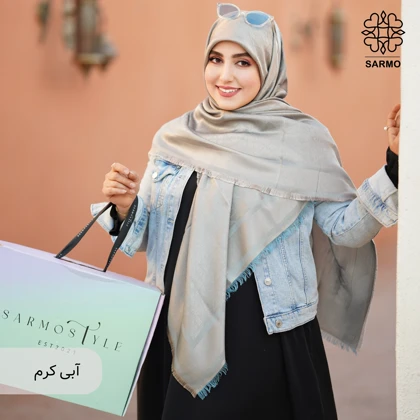 روسری ژاکارد رونا خطی