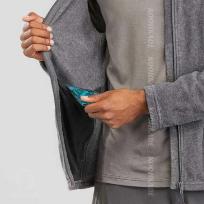میکرو پلار تمام زیپ QUECHUA GREY