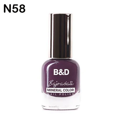 لاک ناخن بی اند دی B&D ساده سری N