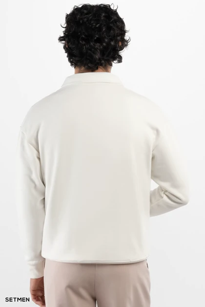 دورس مردانه نیم زیپ یقه ایستاده