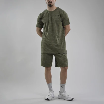 ست تیشرت و شلوارک اسپرت نایک مدل DS-JDI-4K1063 یشمی