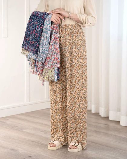 شلوار گلریز پلیسه کد 29954