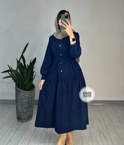 پیراهن مانتویی همتا