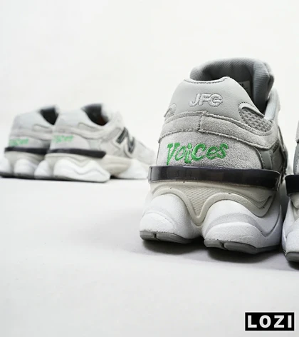 کفش کتانی مردانه طوسی روشن NEW BALANCE 9060