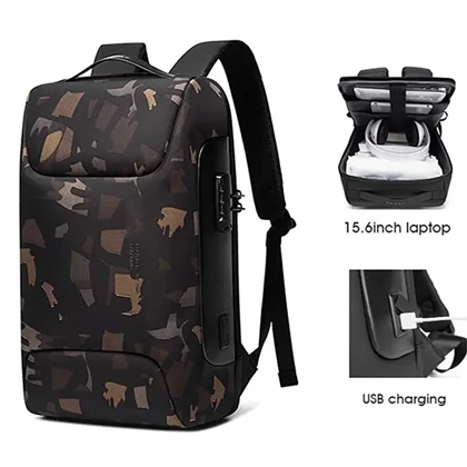 کوله پشتی لپ تاپ 15.6 اینچ بنج BANGE اصل مدل BG-7216 با USB