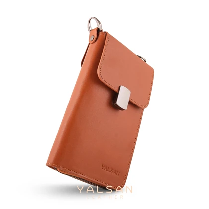 کیف دوشی و دستی چرم یلسان مدل کارن کد 012-GN