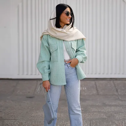شکت پشمی جناقی (سبز)