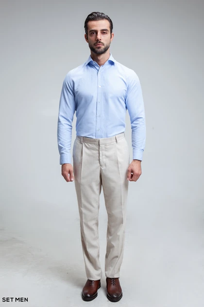 پیراهن مردانه آستین بلند آکسفورد