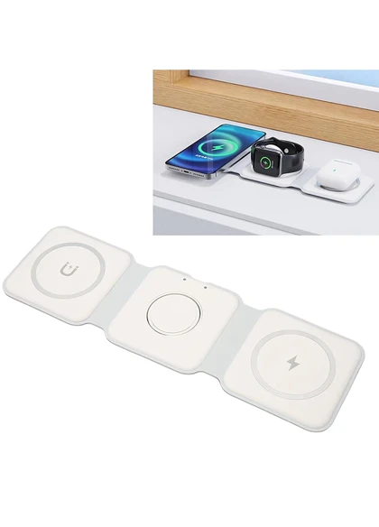 شارژر مغناطیسی بی سیم 3 در 1 مدل magnetic wirelessویژه