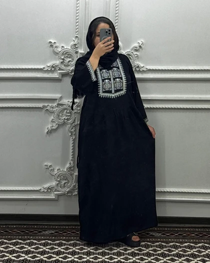 پیراهن نخی طرح چاپی 7071