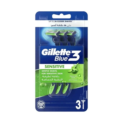 ژیلت Blue 3 مدل سنسیتیو بسته 3 عددی