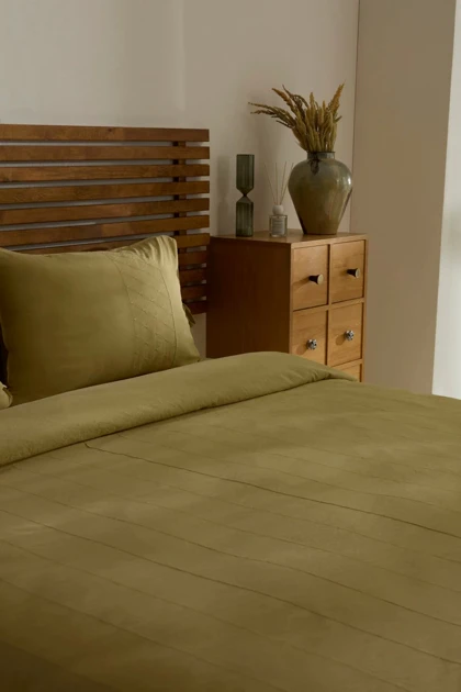 سرویس روتختی دو نفره Karaca Home مدل Carmine پنبه - سبز
