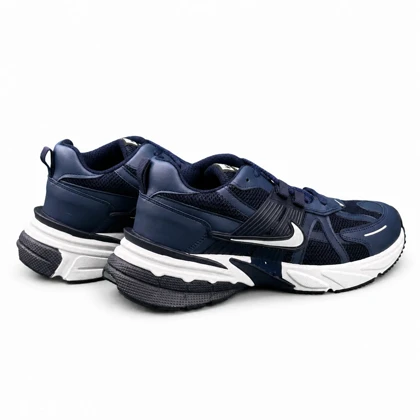 کفش کتانی مردانه بزرگ پا نایکی v2k رنگ سرمه ای Nike V2k