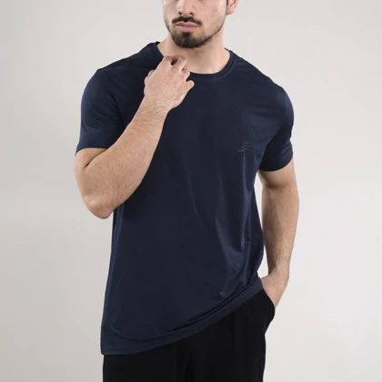 تیشرت ورزشی مردانه پولانو مدل CN-PY-39005 سرمه ای
