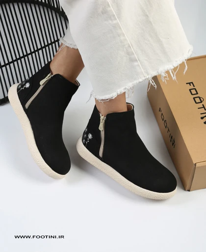 نیم بوت زنانه گلدوزی RZM