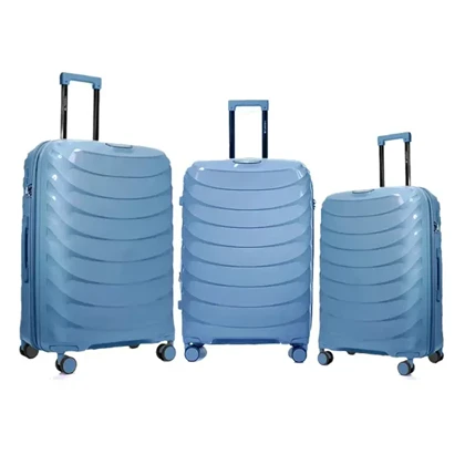 چمدان نشکن هادایز مدل HADIZE - HZD185 SERIES POLYPROPYLENE سری 3 عددی (همراه با کاور هدیه)