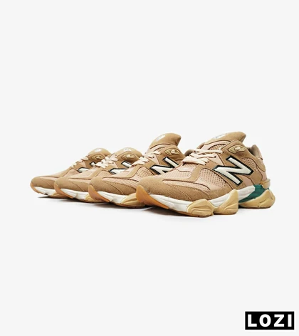کفش کتانی مردانه قهوه ای سبز NEW BALANCE 9060