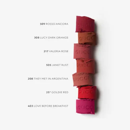 رژ لب مات مخملی گوچی Gucci Velvet Matte Lipstick