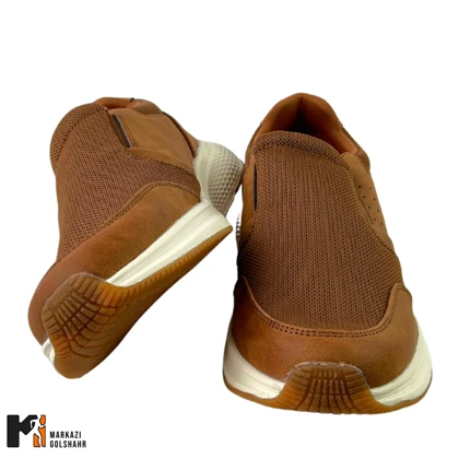 کفش مردانه CAT قهوه ای بدون بند