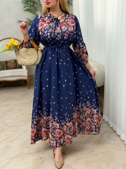 پیراهن ایتالیایی گل ریز 3665