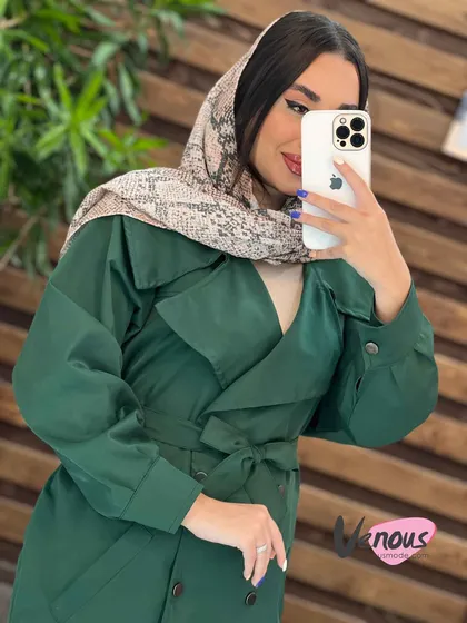 بارانی چهاردکمه یقه انگلیسی