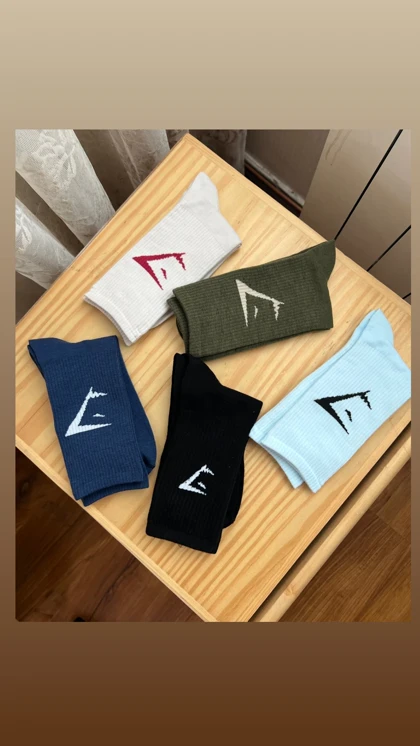 جوراب ورزشی زنانه ساق‌بلند جیمشارک Gymshark