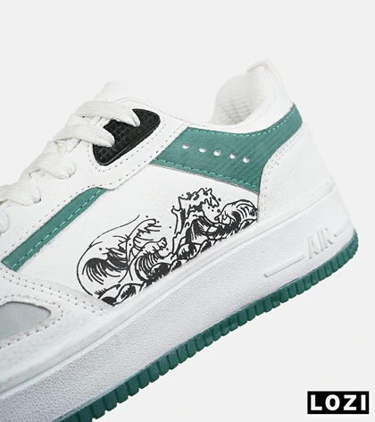 کفش مردانه و زنانه سفید سبز NIKE AIR FORCE Draw مدل 8779
