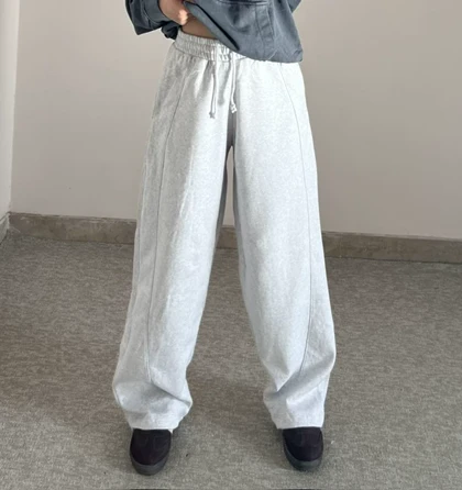 شلوار دورس بالون pull & bear طوسی ملانژ کد 264