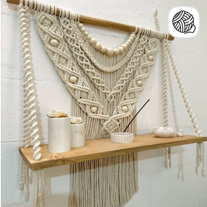 شلف مکرومه بافی مدل پرنسس 1 متر