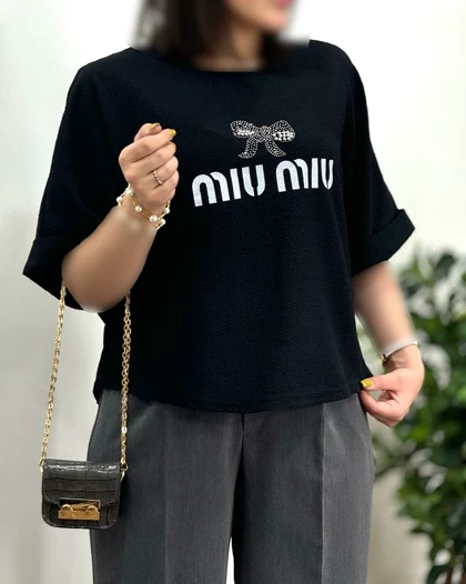 شومیز نگین دوزی آسا