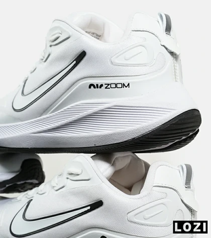 کفش کتانی مردانه و زنانه سفید نایک NIKE air zoom مدل 7183