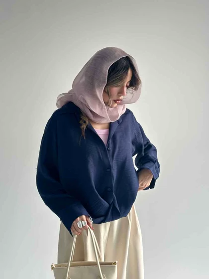 شومیز لینن جلوگره
