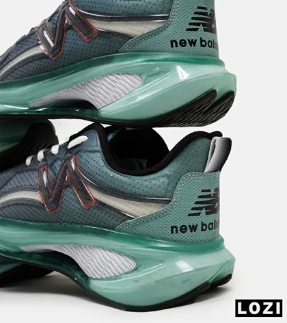 کفش کتانی مردانه و زنانه طوسی سبز NEW BALANCE More Trail v3