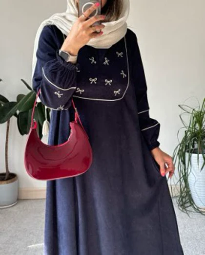 مانتو عبایی پاپیون 2