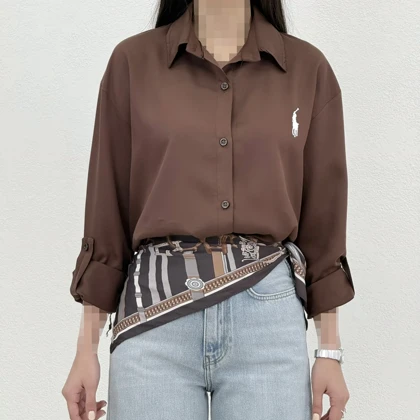 شومیز زنانه سیلک لایوسل polo | آی بولک