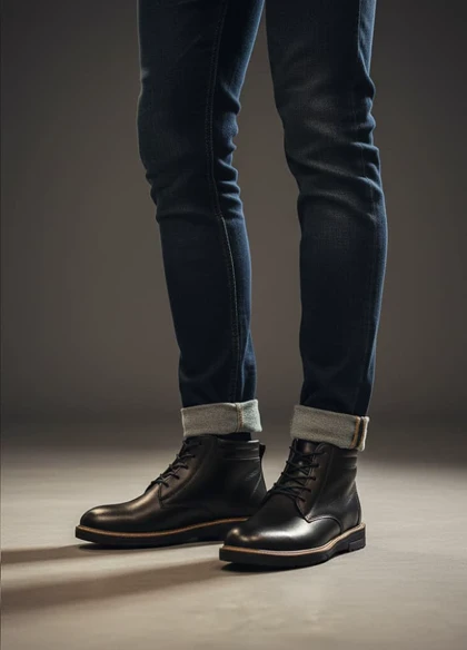 کفش تخت ساق‌دار cat مردانه مدلRivari