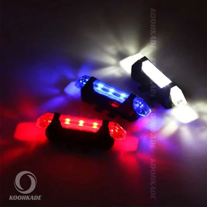 چراغ خطر شارژی عقب کد DC-198