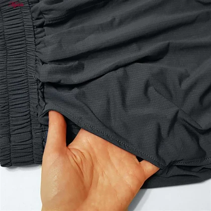 ست تیشرت و شلوارک ورزشی مردانه رنگ خاکستری مدل 5222-680p