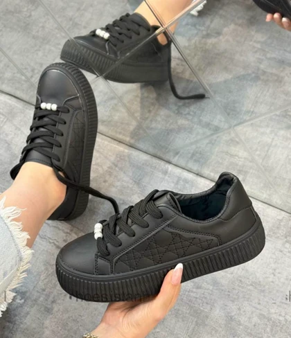 کتانی زنانه مدل ونس مرواریدی (برند نونا)