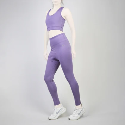 ست نیم‌تنه و لگ ورزشی زنانه الو مدل MUB-921 بنفش