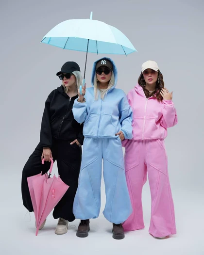 ست سویشرت و شلوار دورس داخل کرکی