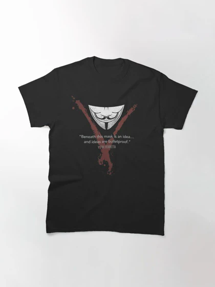 تیشرت وی فور وندتا | V for Vendetta Classic T-Shirt کد 249790