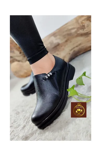 کفش طبی کارمندی زنانه مدل مروارید سمباده
