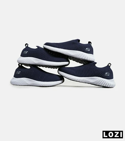 کفش کتانی طبی ورزشی سرمه ای SKECHERS GHOST